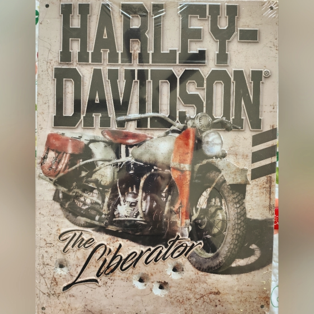 Harley Davidson metal sign/poster